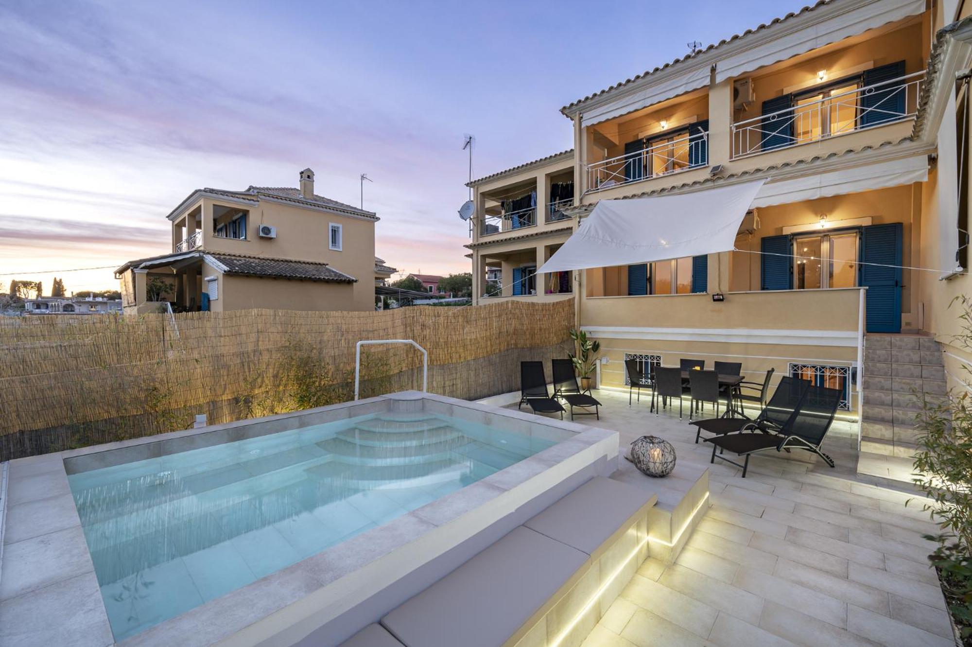 Villa Nina With Private Plunge Pool, 5Km To Corfu Town Exterior photo