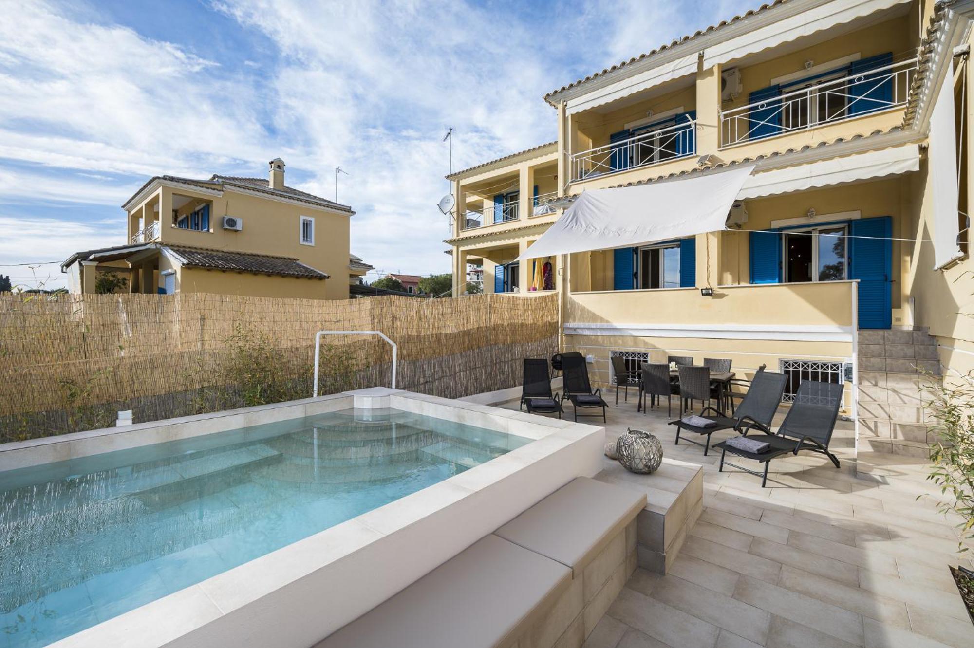 Villa Nina With Private Plunge Pool, 5Km To Corfu Town Exterior photo